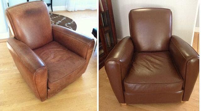 Leather Restoration Example 4